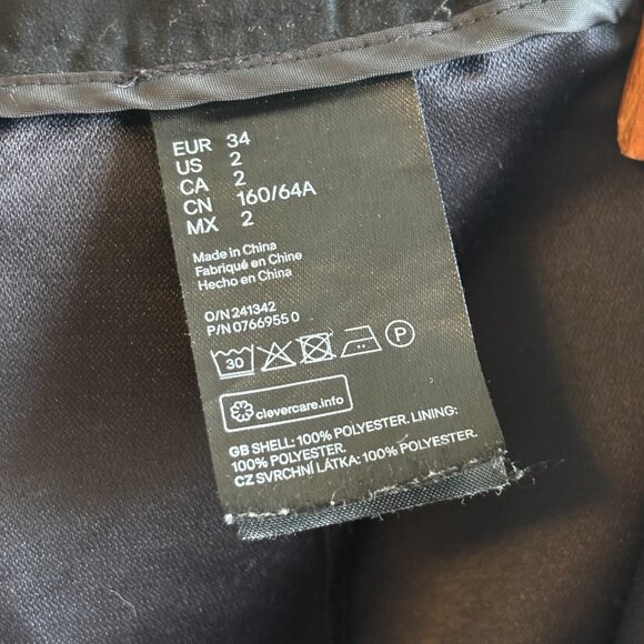 H&M | Black Button Down Overall Dress - Picture 4 of 5